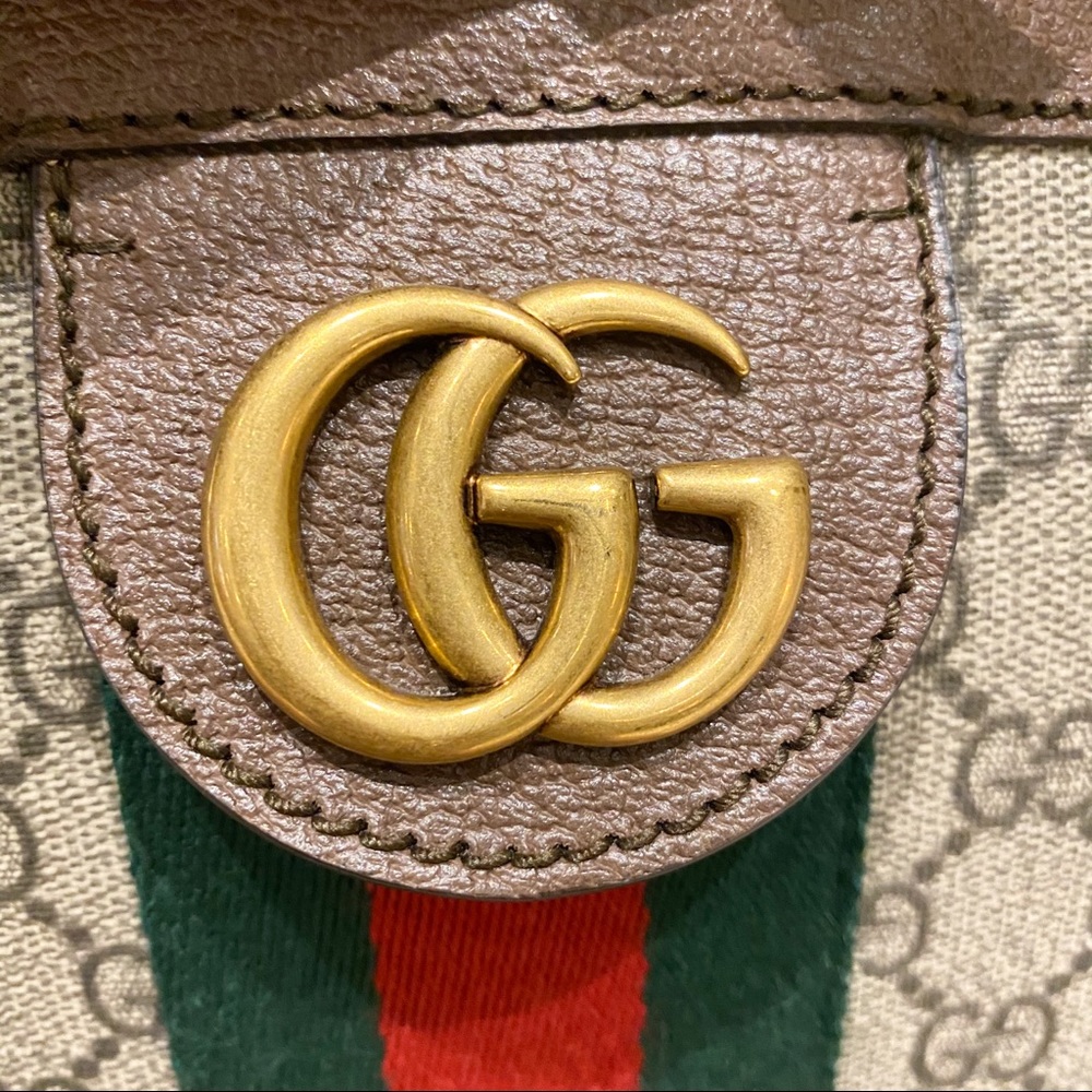 100% authentic Gucci OPHIDIA GG TOTE - Picture 4 of 14